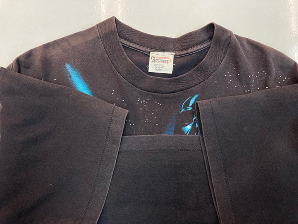 ヴィンテージ VINTAGE ITEM 90's STAR WARS episode 4 A NEW HOPE エピソード4 新たなる希望 大判 T-Shirt IN ADVANCE USA製 黒 XL Tシャツ プリント ブラック 104MT-261