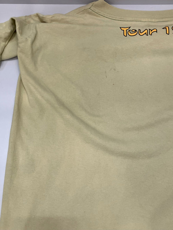 バンドTシャツ BAND-T 90's 90s 90年代 anvil Porno For Pyros ポルノ・フォー・パイロス Good God's Urge  両面プリント USA製 MADE IN USA 袖裾シングルステッチ XL Tシャツ プリント グリーン LLサイズ 101MT-2420