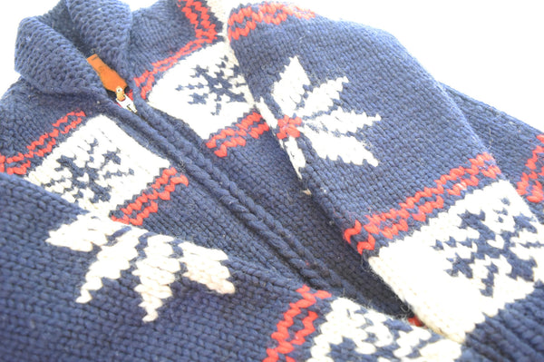 カナディアンセーター CANADIANSWEATER ウール カウチン 雪の結晶 ニット セーター CA07322 ジャケット マルチカラー 103MT-3492