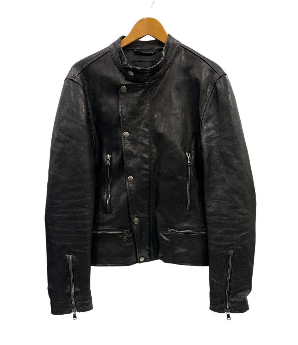 ディーゼル DIESEL BLACK GOLD ラムレザー シングル ライダース ディーゼル DIESEL BLACK GOLD ラムレザー シングル ライダース