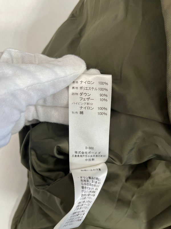 オーシバル ORCIVAL リモンタナイロン ノーカラー キルティングジャケット ダウンジャケット orcival RC-8080 NWB ジャケット カーキ サイズ2 101LT-264
