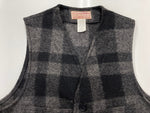 フィルソン FILSON MACKINAW WOOL VEST マッキーノ ウールベスト チェック USA製 黒 灰色 ベスト チェック ブラック 104MT-1938