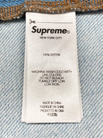 シュプリーム SUPREME 24SS Baggy Jean Washed Indigo バギー ジーンズ ワイド デニム パンツ ロゴ デニム ブルー サイズ 36 104MB-312