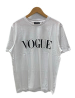 VOGUE ブラックロゴ 白Tシャツ VONOS-JP-04-008 Tシャツ ホワイト XLサイズ 201MT-2937