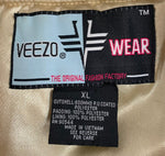 ヴィーゾウェア VEEZO WEAR AMERICAN FOOTBALL JACKET スタジャン ジャケット 刺繍 ベージュ XLサイズ 201MT-2365