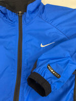 ナイキ NIKE 90's 銀タグ Y2K テック CLIMA FIT ジップアップ ブルゾン ジャケット ブルー Mサイズ 101MT-3819