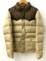 パタゴニア PATAGONIA スリングショット ダウン Slingshot Down Jacket 27566F0 ジャケット ロゴ ベージュ Sサイズ 201MT-2059