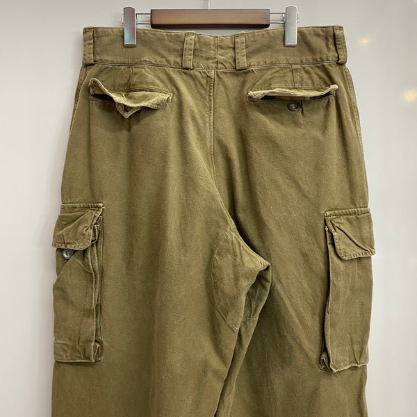 【曜日割引対象外】 ヴィンテージ vintage 50's フランス軍 FRENCH ARMY M-47 カーゴパンツ カーキ W35サイズ 201MB-1153 VB