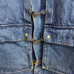 【曜日割引対象外】 リー Lee 80's ファイヤーマンジャケット デニムジャケット カナダ製 ジャケット ブルー 201MT-4854 VB