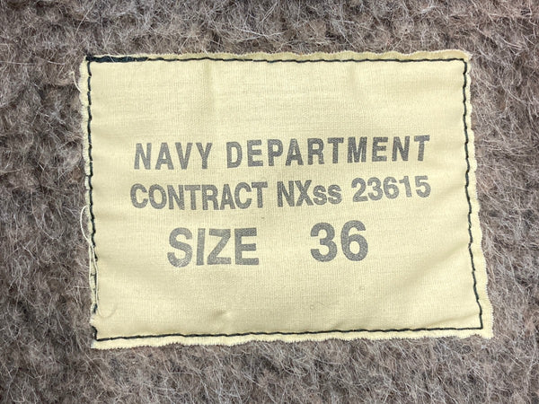 バズリクソンズ BUZZ RICKSON'S N-1 デッキジャケット NAVY DEPARTMENT Military ミリタリー U.S.NAVY バックプリント M品番  M13805 ジャケット プリント ブラック 104MT-2182