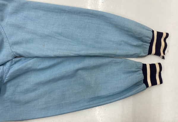 ヴィンテージ vintage 50s 50年代 PENNY'S ペニーズ 棒TALON ジップアップ ダンガリー アウター 水色 青 ジャケット 無地 ブルー 104MT-1358