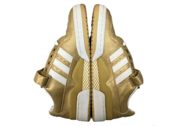 アディダス adidas 02年製 FORUM LO METAL 2 フォーラム ロー デッドストック バスケ シューズ 白 金 675066 メンズ靴 スニーカー ゴールド 27cm 104S-991