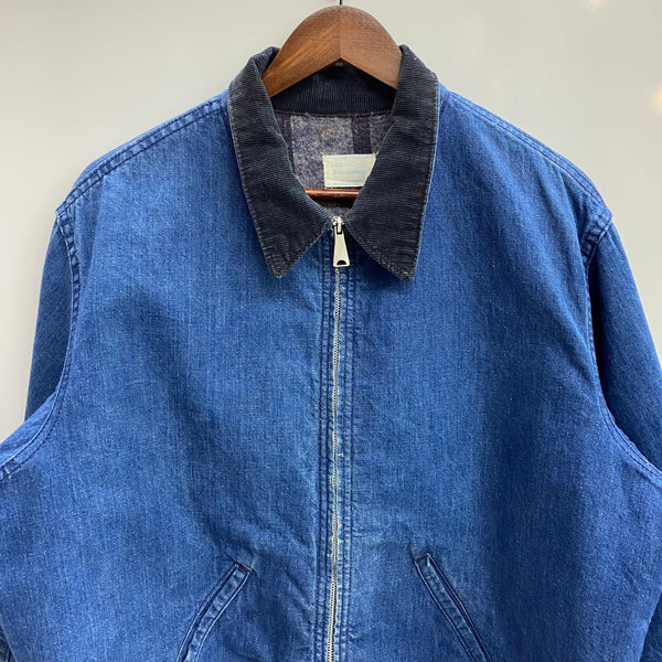 【曜日割引対象外】 ヴィンテージ vintage 70's Sears デニム ジップ ジャケット ジャケット ブルー Lサイズ 201MT-3948 VB