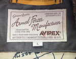 アヴィレックス AVIREX N-3B WAPPEN MODIFIED フライトジャケット ワッペンモディファイド 6122044 ジャケット ブラウン Lサイズ 103MT-3394