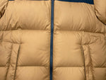 ザノースフェイス THE NORTH FACE NUPTSE JACKET ヌプシジャケット ダウン アウター アウトドア 茶 キャメル ND91841 ジャケット ロゴ ブラウン Lサイズ 104MT-2096
