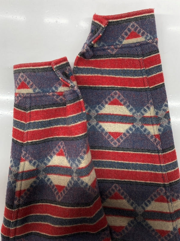 ケンゾー KENZO WOOL JACKET ウール ジャケット 北斎タグ ネイティブ柄 ジップアップ アウター KHJ-229 ジャケット 総柄 マルチカラー Fサイズ 104MT-2321