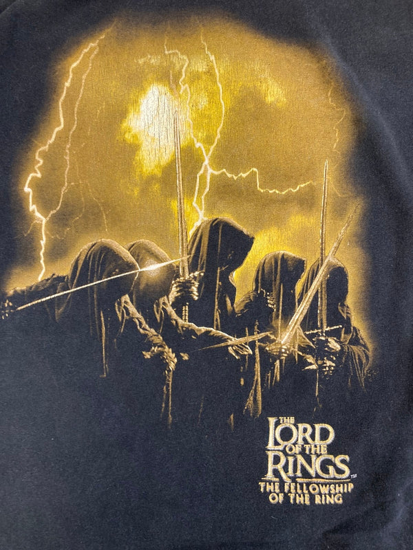 US US古着 THE LORD OF THE RINGS LOTR ロード オブ ザ リング ムービーTシャツ 映画 XL Tシャツ ブラック LLサイズ 101MT-3315