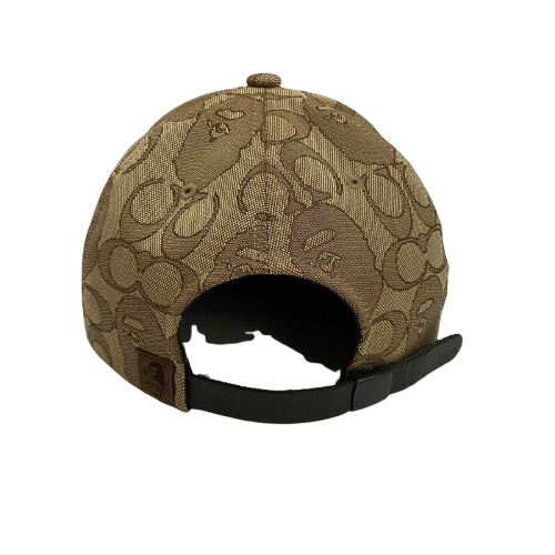 【中古】ア ベイシング エイプ A BATHING APE COACH Jacquard Baseball Cap 001CPG231902X 帽子 メンズ帽子 キャップ ブラウン 201goods-630