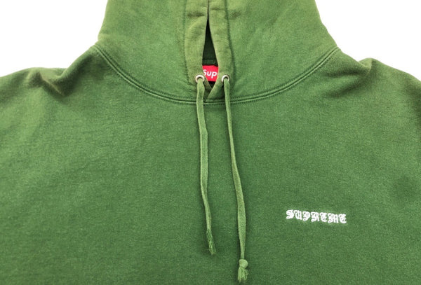 シュプリーム SUPREME 20AW Peace Hooded Sweatshirt ピース フーディ スウェット シャツ パーカー 緑 パーカ 刺繍 グリーン Lサイズ 104MT-2138