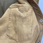 アンユーズド UNUSED カウレザーウエスタンシャツ 長袖シャツ ブラウン 3サイズ 201MT-4416