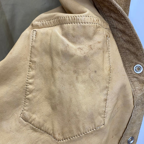 アンユーズド UNUSED カウレザーウエスタンシャツ 長袖シャツ ブラウン 3サイズ 201MT-4416