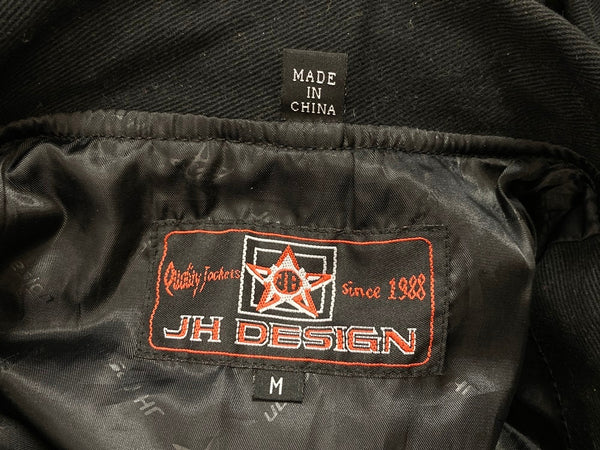 ジェフハミルトン JEFF HAMILTON Scarface スカーフェイス 90's 90s Racing Jacket レーシングジャケット 黒 白 ジャケット ロゴ ブラック Mサイズ 101MT-2463