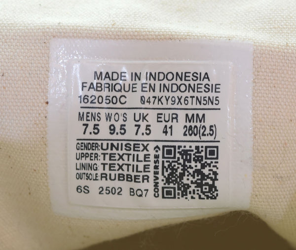 コンバース CONVERSE CT70 HI チャックテイラー ハイカット 三つ星 162050C メンズ靴 スニーカー ブラック UK7.5 25cm 103S-1166