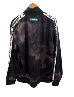 ア ベイシング エイプ A BATHING APE トラックジャケット ジャージ タイダイ柄  001SWJ301002M XL ジャケット ブラック LLサイズ 101MT-4257