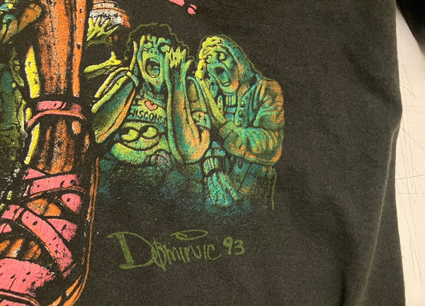 バンド band 90's 90年代 giant BY anvil STONE TEMPLE PILOTS 1993 TOUR ストーン・テンプル・パイロッツ MADE IN USA アメリカ製 VINTAGE ヴィンテージ XL Tシャツ ブラック LLサイズ 101MT-5187