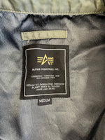 アルファ インダストリーズ ALPHA INDUSTRIES フライトジャケット CWU36P CWU-36/P ミリタリージャケット ジャケット カーキ Mサイズ 101MT-5410