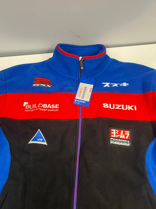 スズキ SUZUKI Official Build Base Soft shell jacket ビルドベース オフィシャル ソフトシェル フリース レーシング ジャケット マルチカラー Mサイズ 101MT-5312