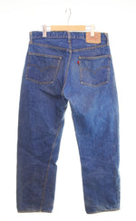 リーバイス Levi's 70s 501 66後期 ボタン裏6 赤耳 70's チェーン セルビッジ デニム ブルー 35/33 103MB-554
