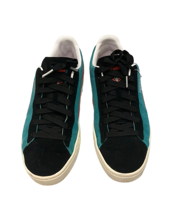 プーマ PUMA Kamen Rider × atmos × Puma Suede VTG "Green Lagoon" シン・仮面ライダー × アトモス × プーマ スウェード ヴィンテージ  グリーン ラグーン 394967-01  メンズ靴 スニーカー グリーン 27.5cm 101-shoes1652