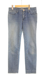 ナンバーナイン NUMBER NINE 01SS IME タイム期 センターシーム入り デニムパンツ 青 デニム ブルー 1 103MB-434