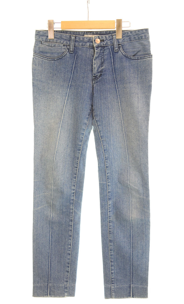 ナンバーナイン NUMBER NINE 01SS IME タイム期 センターシーム入り デニムパンツ 青 デニム ブルー 1 103MB-434