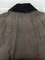 バブアー Barbour BEDALE JACKET ビデイル ジャケット ダブルジップ オイル ワックス 裏チェック アウター 茶 A104 サイズ C36/91CM ジャケット 無地 ブラウン 104MT-1886