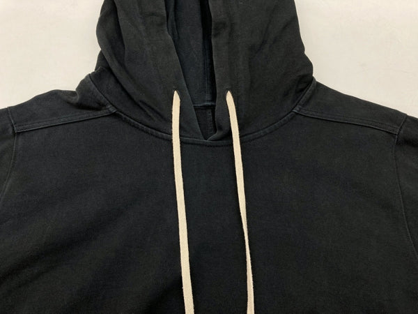 リックオウエンス Rick Owens 20AW Popover Hoody Dark Dust プルオーバー フーディー パーカー スウェット ロング 薄手 黒 RU20F3285-BA パーカ 無地 ブラック XLサイズ 104MT-1007