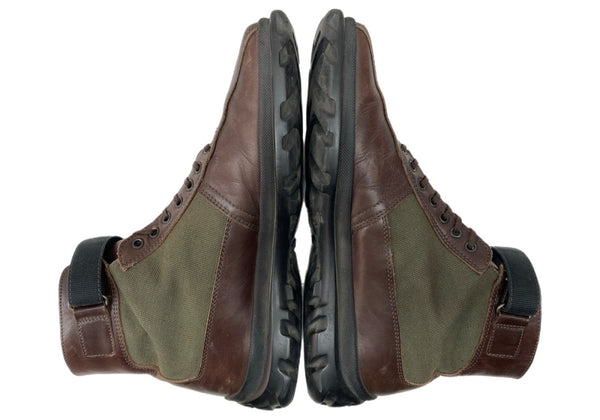 ミュウミュウ miu miu CALZATURE UOMO BOOTS レザー ブーツ バンダル レースアップ アーカイブ シューズ 茶 メンズ靴 ブーツ その他 ブラウン サイズ 7 1/2 104S-799