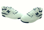 ニューバランス new balance 22年製 BBW550 BA バスケット ローカット スニーカー 白 紺 BBW550BA レディース靴 スニーカー ホワイト 24.5cm 104-shoes181