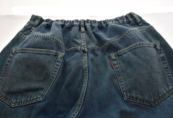 ネオンサイン NEON SIGN BAGGY DENIM SLACKS バギーテーパードパンツ 543 デニム ブルー 2 103MB-399