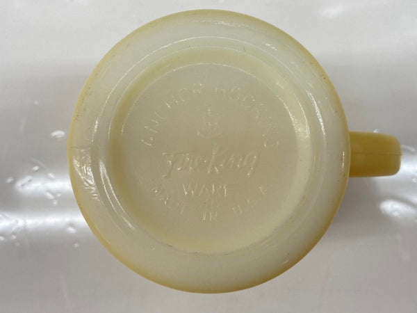 ファイアーキング Fire-King 60s 70s NUTRICIA Cecemel Mug ニュートリシア セセメル マグ 企業ロゴ USA製 耐熱 マグカップ 黄 その他 ロゴ イエロー 104Z-21