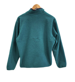 パタゴニア PATAGONIA 90's 90年代 SYNCHILLA シンチラ スナップT  フリース プルオーバー ®️入り エメラルドグリーン×パープル VINTAGE ヴィンテージ MADE IN USA アメリカ製  ジャケット グリーン Lサイズ 101MT-5232