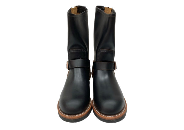 レッドウィング RED WING 11INCH ENGINEER BOOTS Stovepipe エンジニア ブーツ ストーブパイプ ロング バイク 革靴 シューズ 黒 2966 メンズ靴 ブーツ エンジニア ブラック サイズ 8D 104S-1053