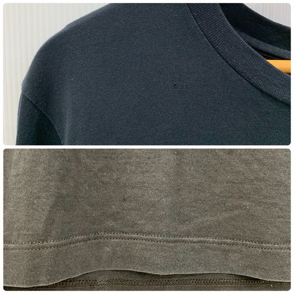 ルイ・ヴィトン LOUIS VUITTON 18SS コットン ロングTシャツ アームプリント イタリア製 RM181 FMB HEY79W ロンT ブラック XSサイズ 201MT-3562