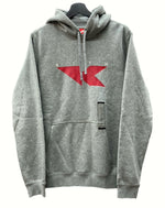 ナイキ NIKE × KITH キス Flight Hoodie フライト フーディー プルオーバーパー カー スウェット 灰色 AH5008-063 パーカ プリント グレー Sサイズ 104MT-801