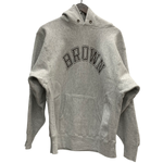 【曜日割引対象外】 チャンピオン Champion 80's トリコタグ REVERSE WEAVE BROWN UNIVERSITY USA製 パーカ グレー XLサイズ 201MT-3307 VB