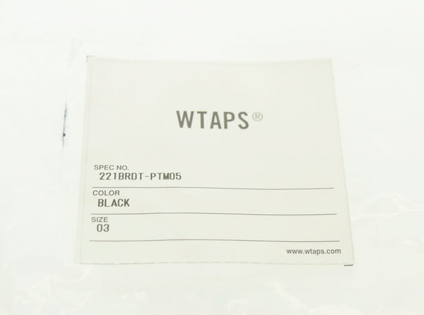 ダブルタップス WTAPS CREASE TROUSERS COPO TWILL クリース トラウザーズ ツイル パンツ 黒 221BRDT-PTM05 ボトムスその他 ブラック 3 103MB-179