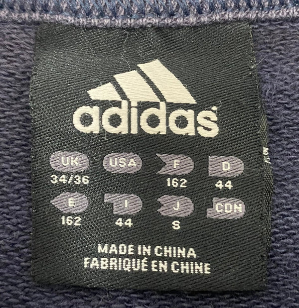 アディダス adidas 00's 万国タグ 3stripe vガゼット AJQ001 スウェット ネイビー Sサイズ 201MT-2720