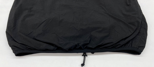 コムデギャルソン COMME des GARCONS オム HOMME ナイロン タイプライター NYLON ジップアップ ダブルジップ ロゴ プリント 日本製 BLACK 黒 HM-V001 ベスト ワンポイント ブラック Mサイズ 104MT-2012