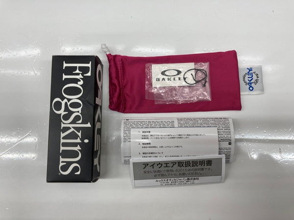 オークリー OAKLEY Frogskins フロッグスキン PRIZM P アジアンフィット サングラス アイウェア 眼鏡 黒 OO9245-8754 眼鏡・サングラス サングラス ロゴ ブラック 104G-51